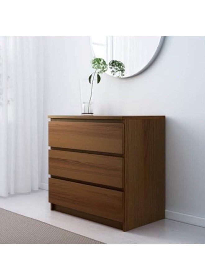 وحدة تخزين 80×80×78 سم، بني من ألماظ - Image 4